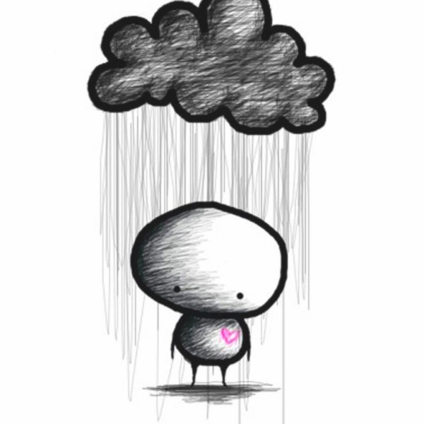 Рисунки карандашом грустные