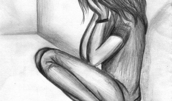 Рисунки для срисовки грустные душевные