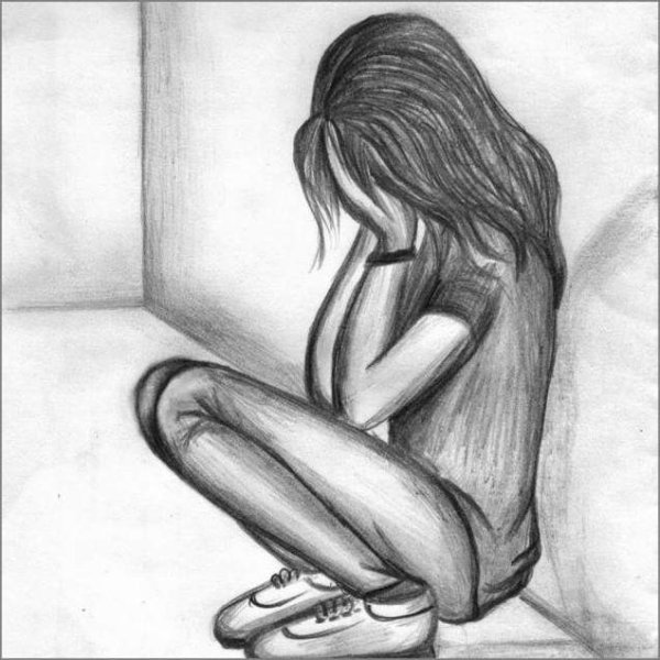 Грустные рисунки