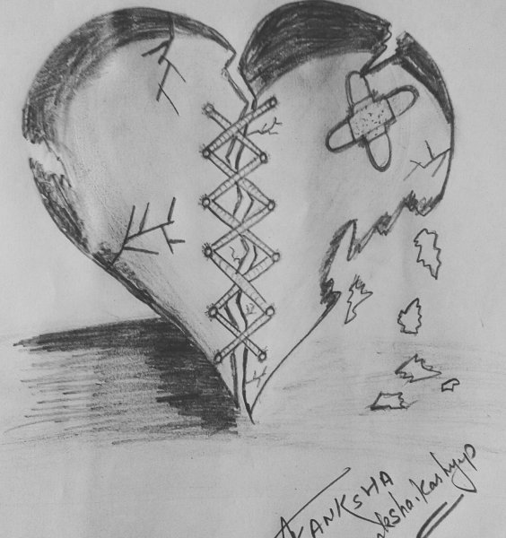 Рисунки на тему любовь карандашом