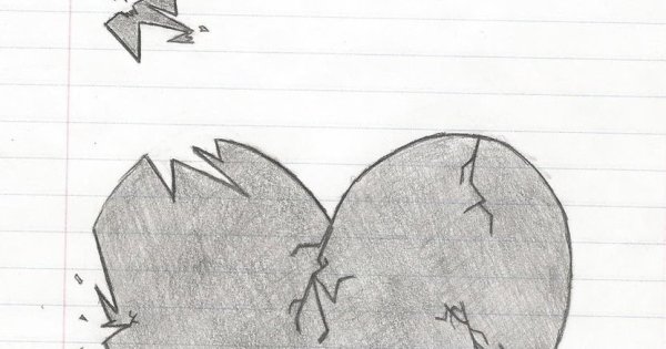 Рисунки карандашом грустные разбитое сердце