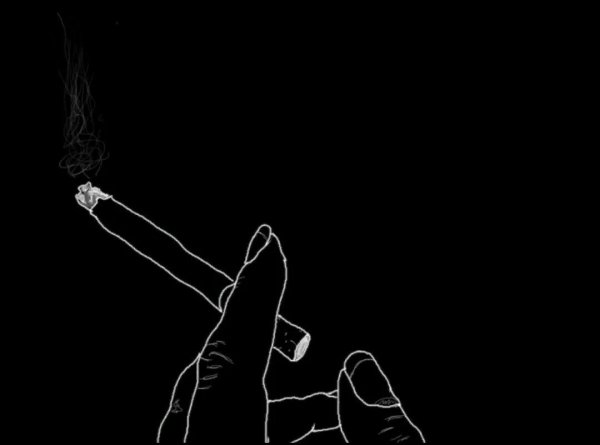 Сохры на черном фоне