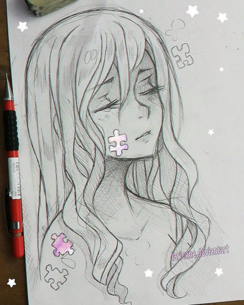 Грустные идеи для рисования