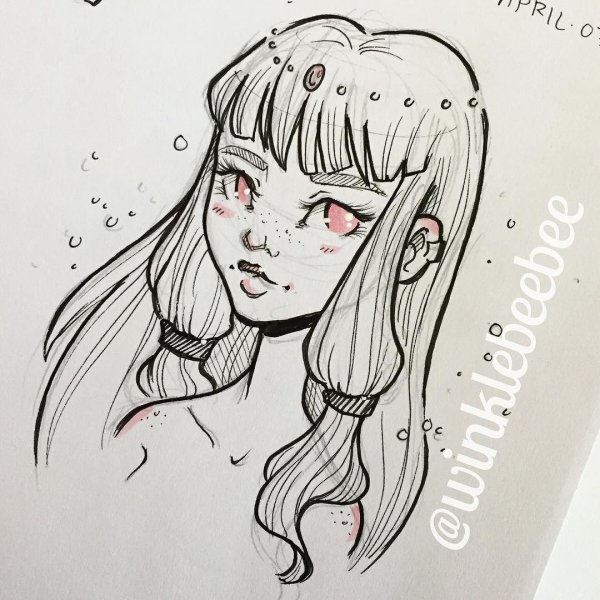 Рисунки для срисовки в скетчбук