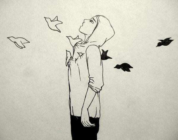 Душевные рисунки карандашом