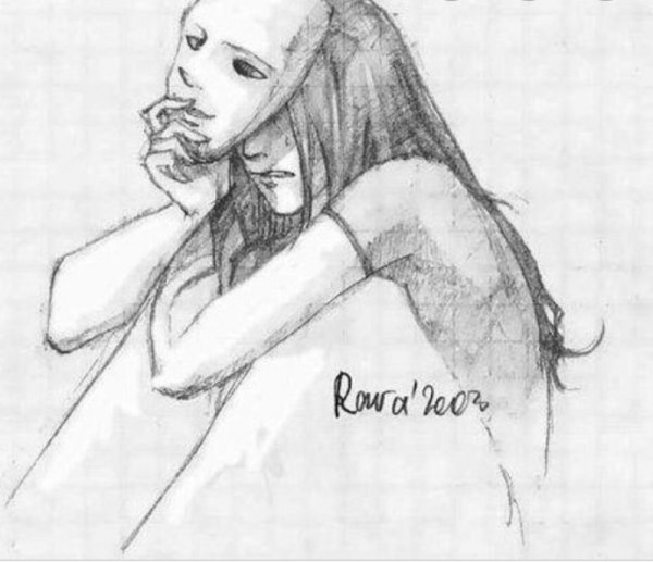 Под маской рисунок