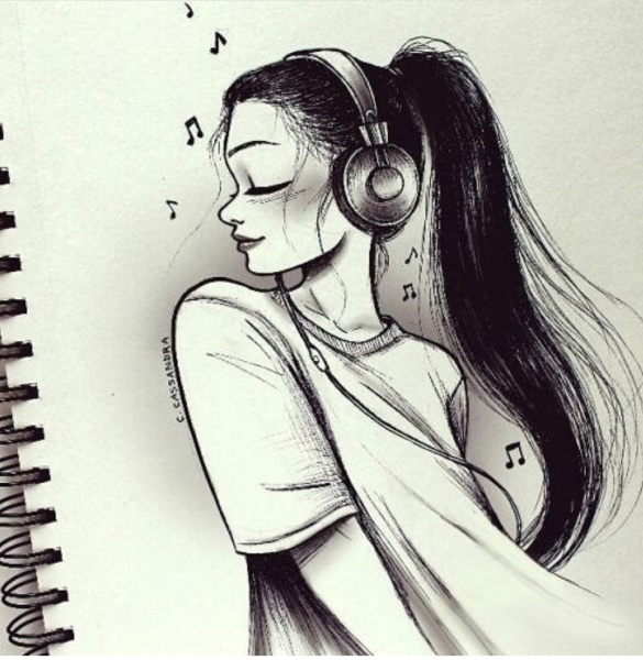 Рисунки с наушниками