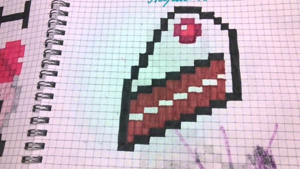 Рисунки по клеточкам фото