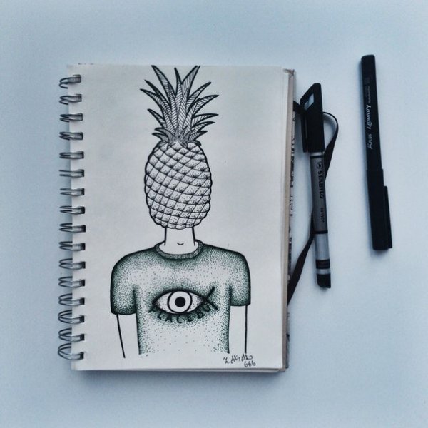 Рисунки для скетчбукинга