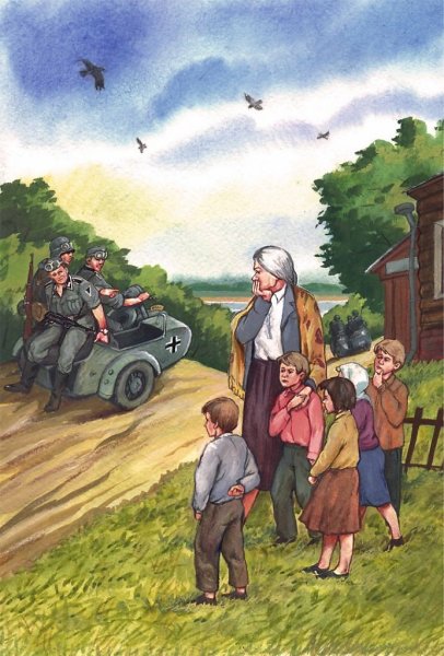 Лев Кассиль у классной доски