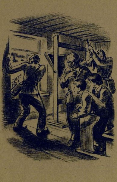 Кассиль у классной доски Кассиль