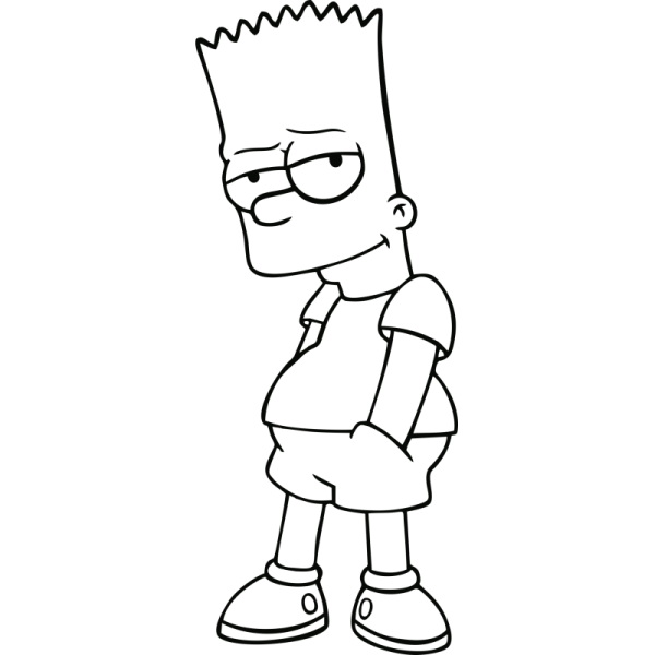 Мультяшка рисунок карандашом