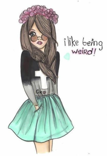 Картинки для срисовки девушки