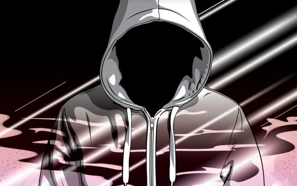 Аватарка человек в капюшоне