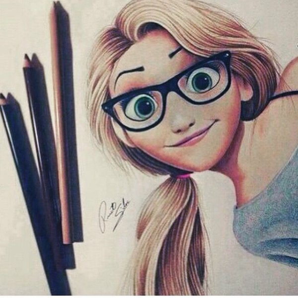 Принцесса в очках