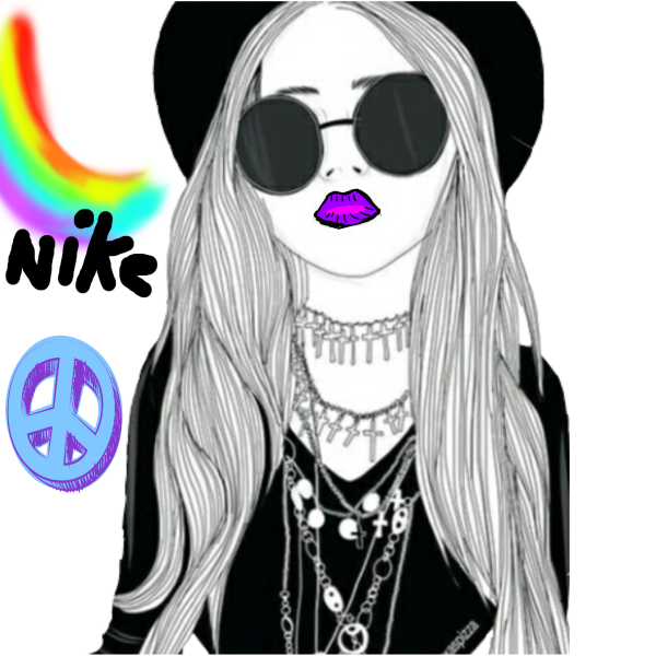 Раскраски девушки в стиле арт