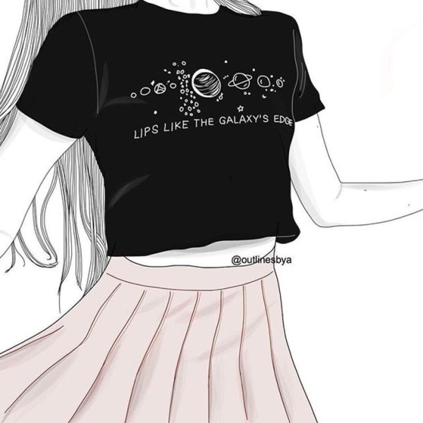 Рисунки для срисовки без лица