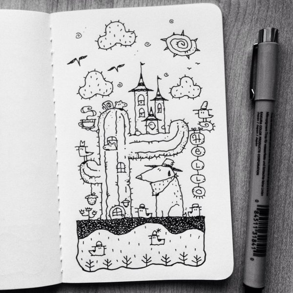 Милые рисунки для скетчбука лёгкие