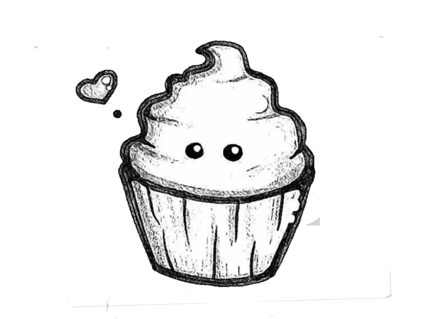 Рисунки для срисовки еда карандашом