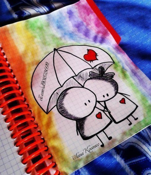 Самые красивые рисунки для личного дневника