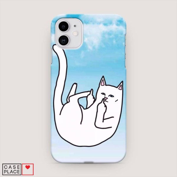 Чехол на айфон 12 Промакс кот