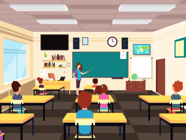 Лекция в классе мульт