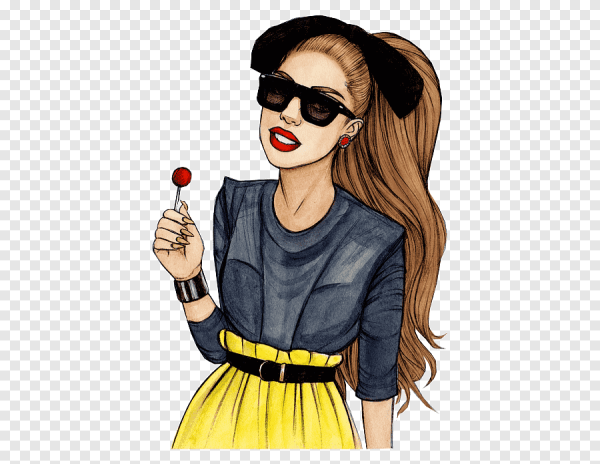 Леди рисунок