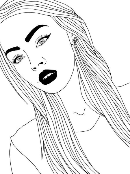 Девушки для срисовки