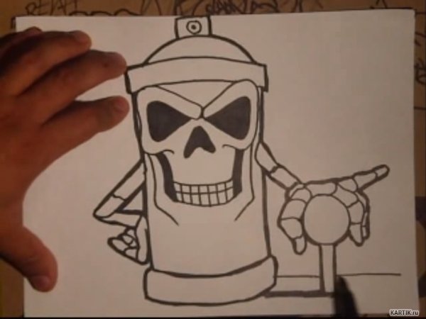 Рисунки для срисовки граффити