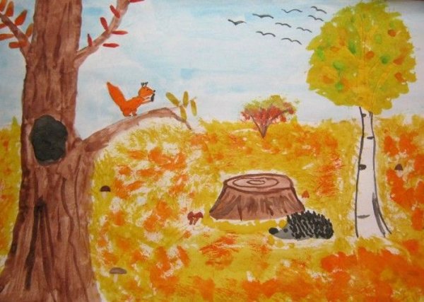 Рисунки на осеннюю тему