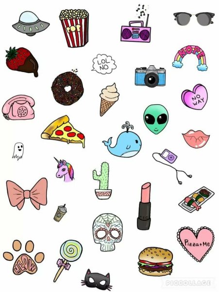 Маленькие Стикеры для срисовки