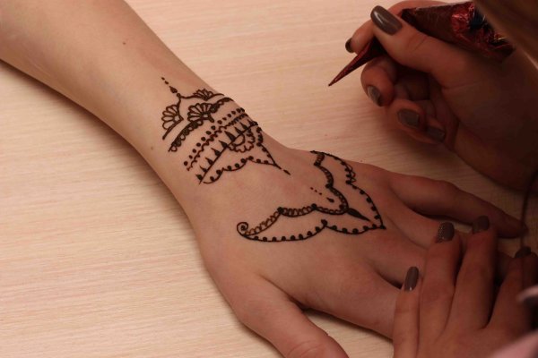 Аквагрим на руке