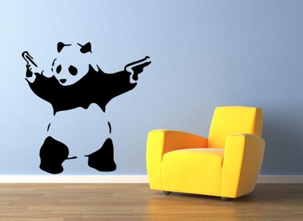 Прикольные рисунки на стену