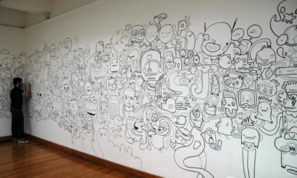 Стена для рисования маркером