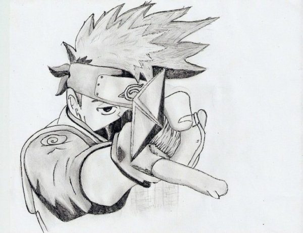 Рисунки карандашом аниме Наруто