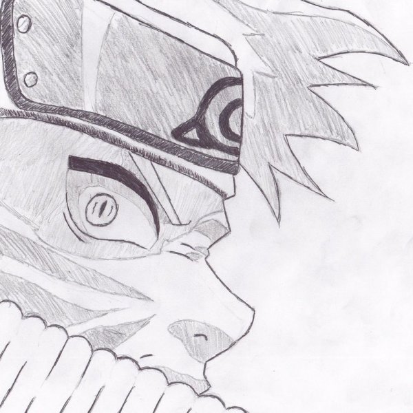 Рисунки простым карандашом Наруто