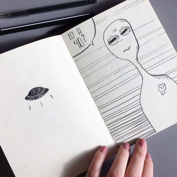 Идеи для рисования в скетчбуке