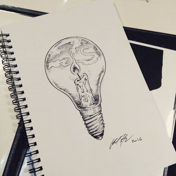 Рисунки для скетчбука черной р