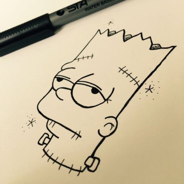 Прикольные рисунки фломастерами