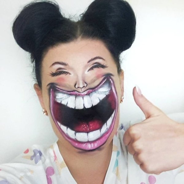 Аквагрим прикольный