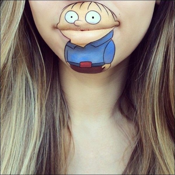 Необычный макияж