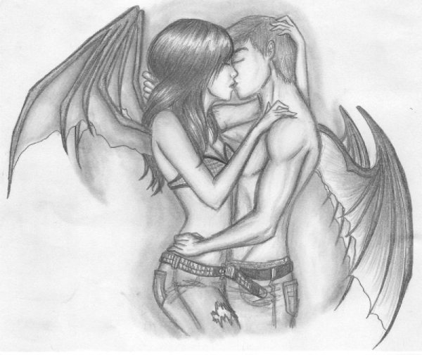 Рисунки карандашом любовь