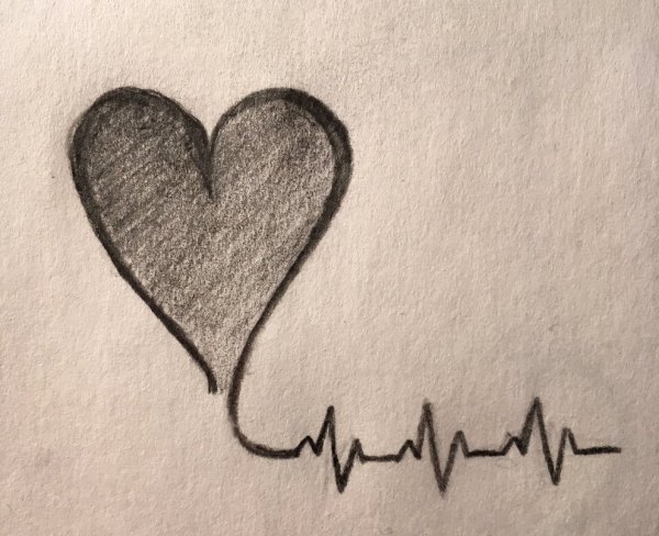 Простые рисунки любовь