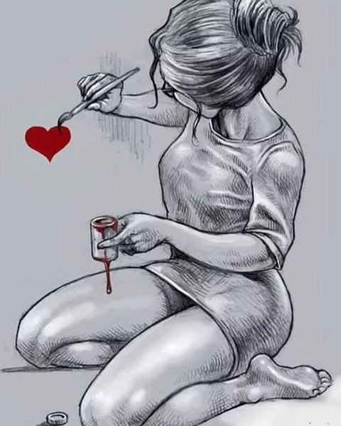 Душевные картинки для срисовки