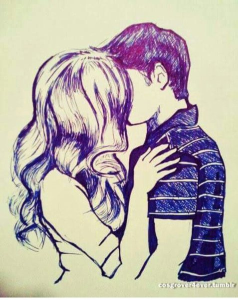 Парень и девушка рисунок