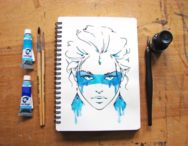 Рисунки для скетчбука для начинающих