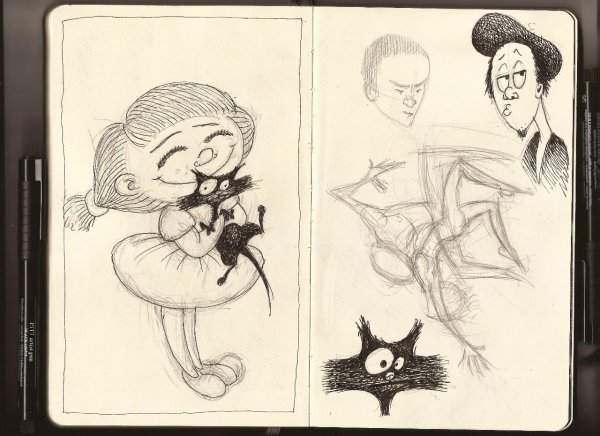 Смешные рисунки для скетчбука