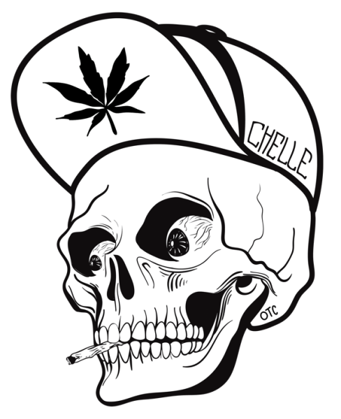 Череп рисунок