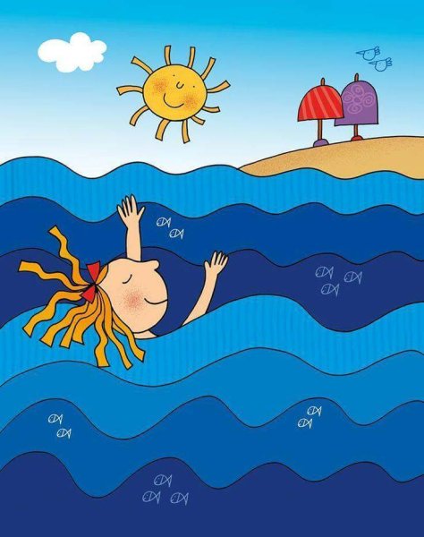 Карикатура тема море