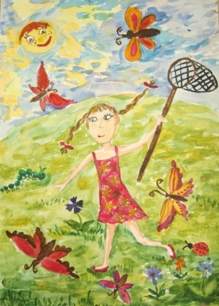 Иллюстрация на тему лето